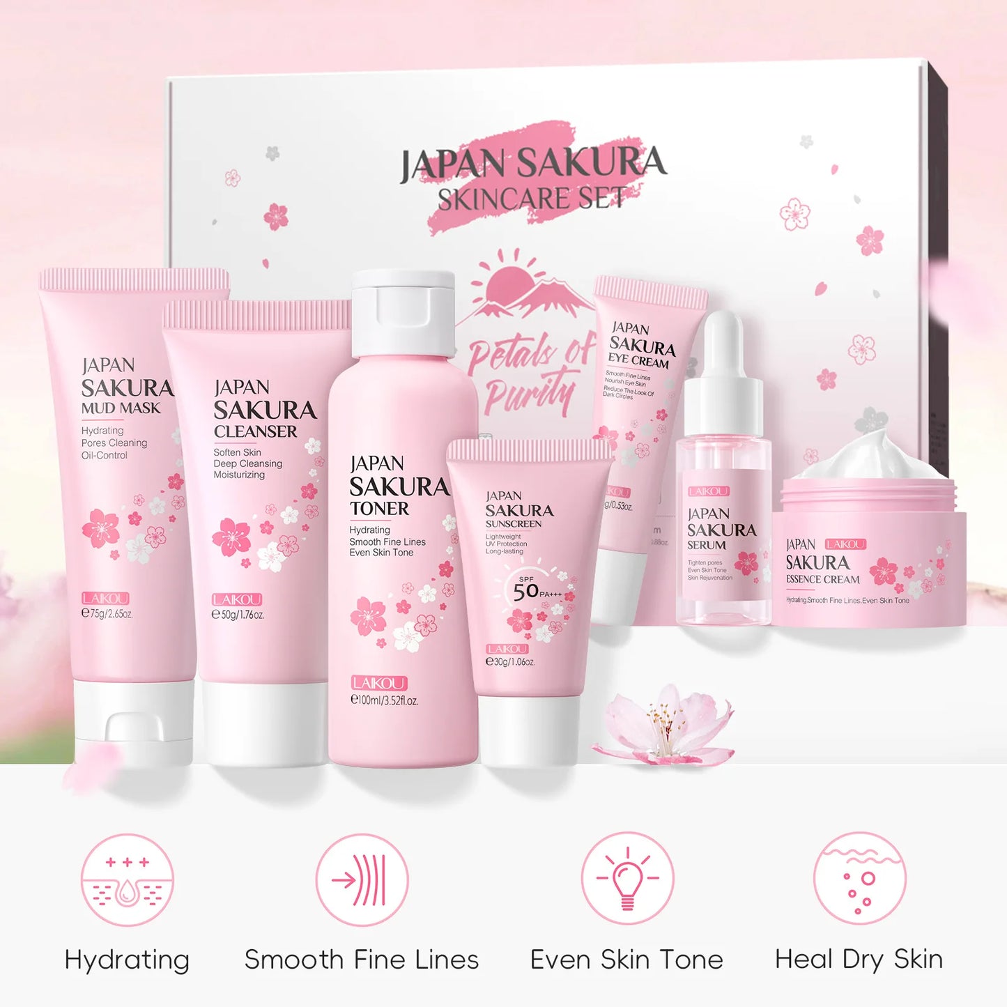 Sakura Skincare Set